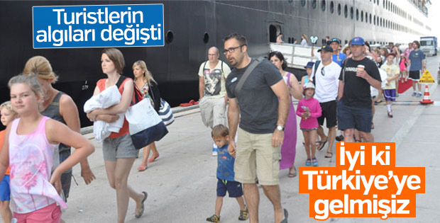 Türkiye'ye gelen turistler hayran kaldı