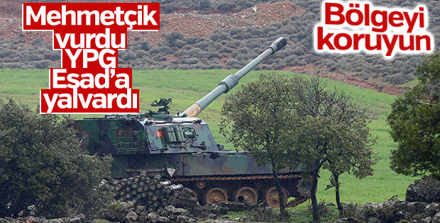 YPG Esad'a 'kurtarın bizi' çağrısı yaptı