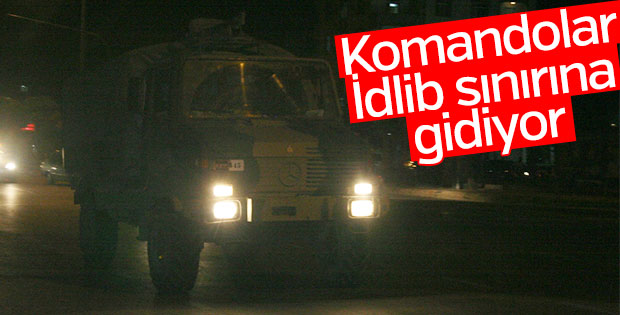 TSKdan İdlib sınırına askeri sevkiyat TSKdan İdlib sınırına askeri sevkiyat