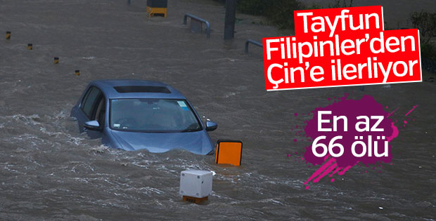 Mangkhut Tayfunu Filipinler'de 60'dan fazla can aldı
