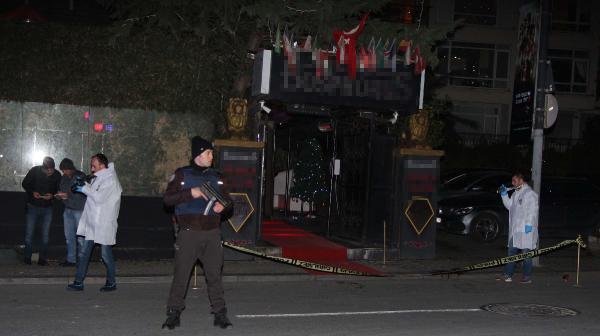 Beşiktaş'ta gece kulübüne silahlı saldırı