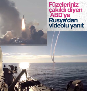 Rusya 4 füzeyi aynı anda fırlattı
