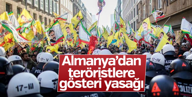Almanya'da PKK yandaşlarına gösteri yasağı
