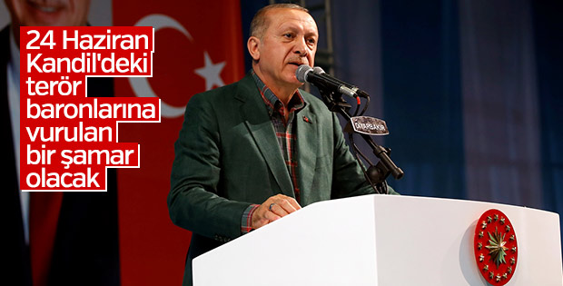 Erdoğan: Kandil'e tokat vurulacak