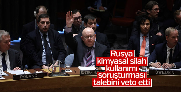 Rusya kimyasal silah tasarısını veto etti