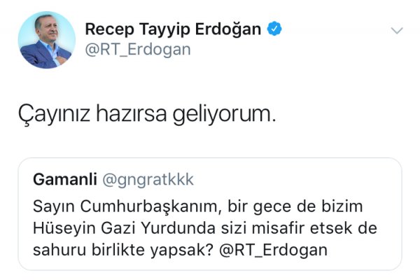 Erdoğan sahurda öğrencilere misafir oldu