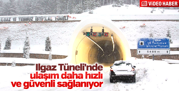 Ilgaz Tüneli sürücüleri artık korkutmuyor