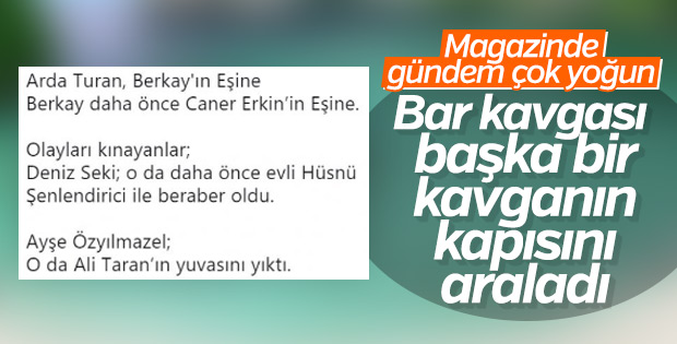 Arda-Berkay kavgasını eleştiren ünlüler tepki çekti