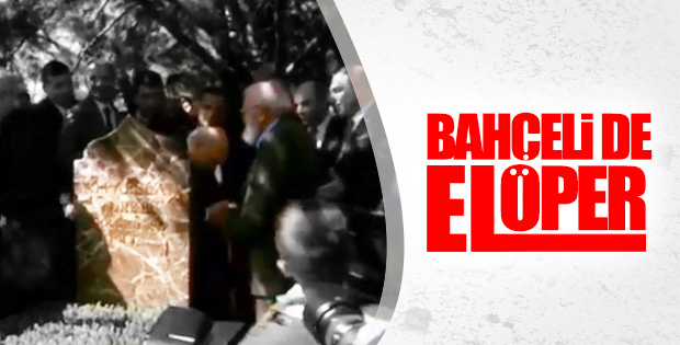 Devlet Bahçeli'nin el öpmeye çalıştığı an