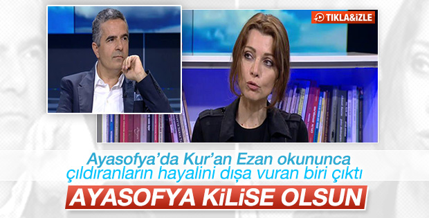 Elif Şafak Ayasofya kilise olsun dedi