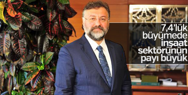 Altan Elmas: İnşaat, sanayiyi yüzde 30 destekliyor