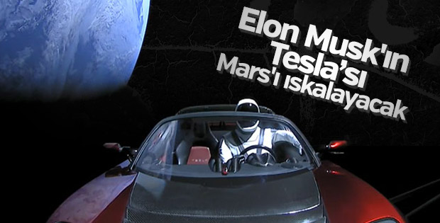 Tesla'nın otomobili Mars'ı ıskalayacak