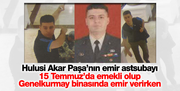 Orgeneral Hulusi Akar'ın emir astsubayı FETÖ'den aranıyor