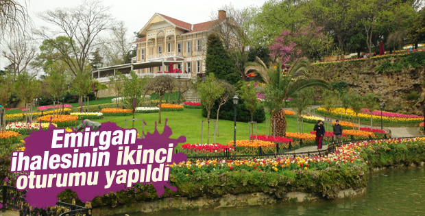 Emirgan ihalesinin ikinci oturumu yapıldı