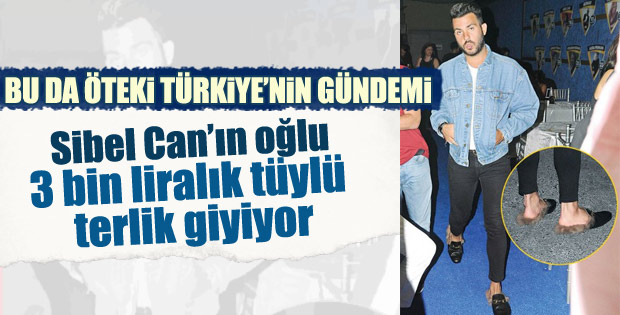 Engincan Ural 3 bin liralık tüylü terlik giydi