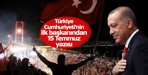 Erdoğan: 15 Temmuz'da demokrasinin şerefini kurtardık