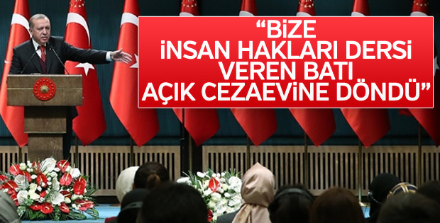 Cumhurbaşkanı Erdoğan: Avrupa açık cezaevine döndü