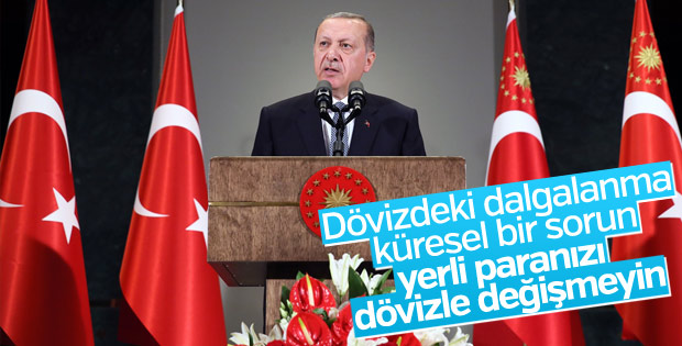 Erdoğan, kurdaki dalgalanmayla ilgili konuştu