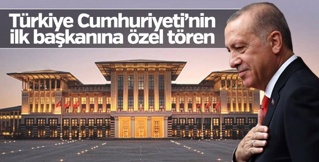 Cumhurbaşkanlığı Külliyesi'ndeki törende ilkler yaşanacak