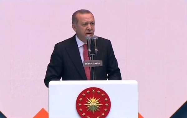 Başkan Erdoğan, Diyarbakır'da