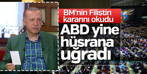 Filistin halkı için BM'ye sunulan tasarı kabul edildi