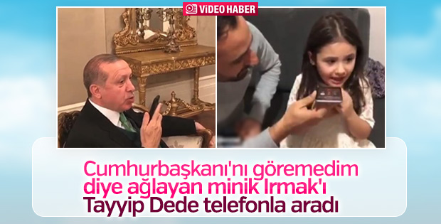 Minik Irmak, Cumhurbaşkanı'yla görüştü