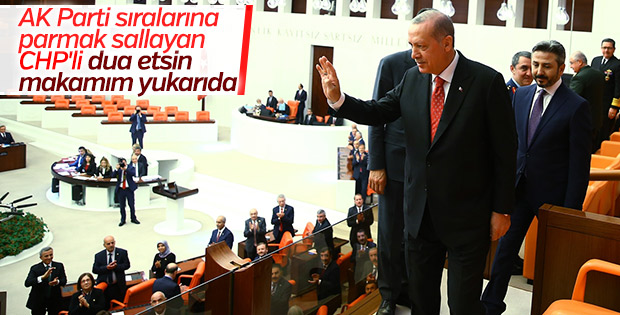 Erdoğan'dan CHP'nin provokatör vekiline tepki