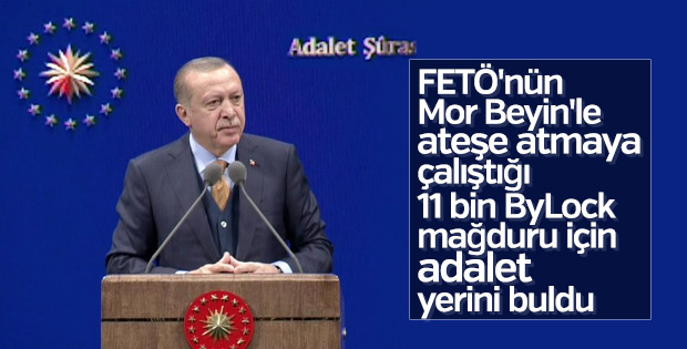 Cumhurbaşkanı Erdoğan Adalet Şurası'nda