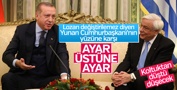 Cumhurbaşkanı Erdoğan Atina’da
