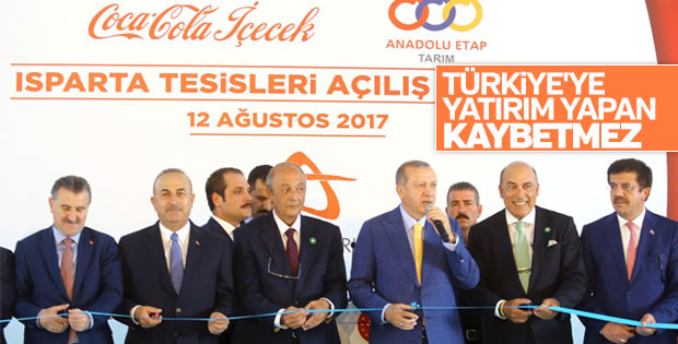 Erdoğan: Türkiye'ye yatırım yapan pişman olmaz