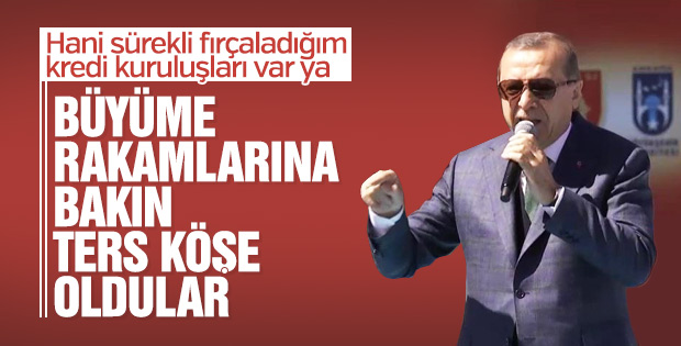 Erdoğan'dan kredi derecelendirme kuruluşlarına ağır sözler