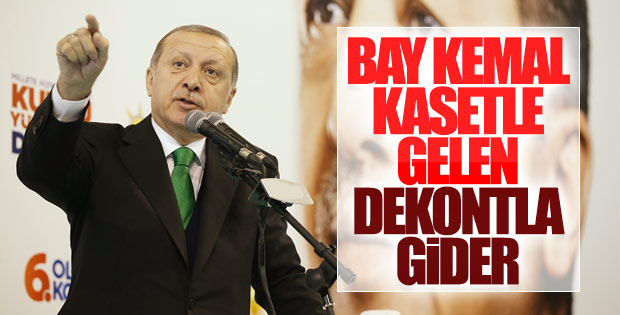 Erdoğan Kılıçdaroğlu'nun gidici olduğunu söyledi