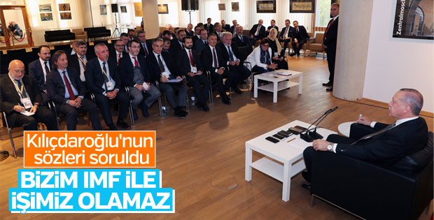 Erdoğan, gazetecilere Almanya görüşmelerini değerlendirdi