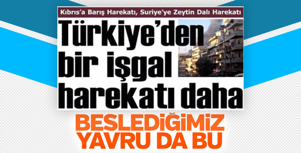 Kuzey Kıbrıs gazetesinden küstah Afrin haberi