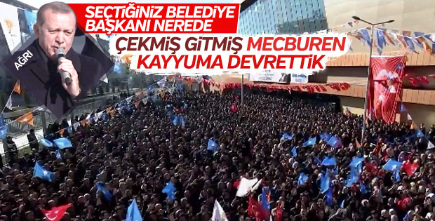 Cumhurbaşkanı Erdoğan Ağrı'da