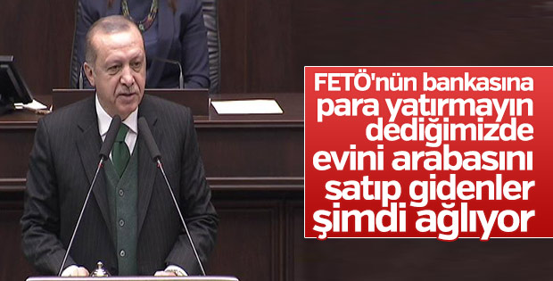 Cumhurbaşkanı Erdoğan AK Parti grup toplantısında