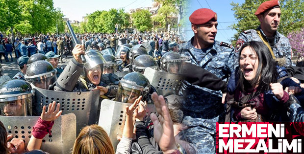 Ermenistan'da Sarkisyan protestosu