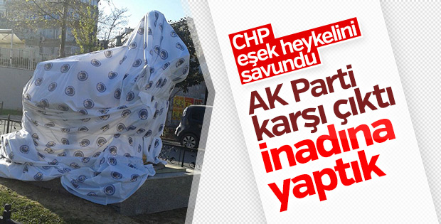 Meclis'te CHP'nin eşek heykeli tartışıldı