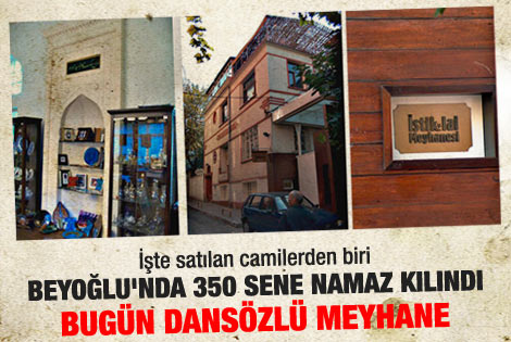 CHP'nin sattığı cami hala meyhane