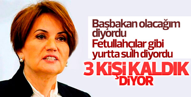 Meral Akşener: Başkanlığa karşı 3 kişiyle çalışacağız