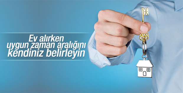 Ev alırken uygun zaman aralığını kendiniz belirleyin