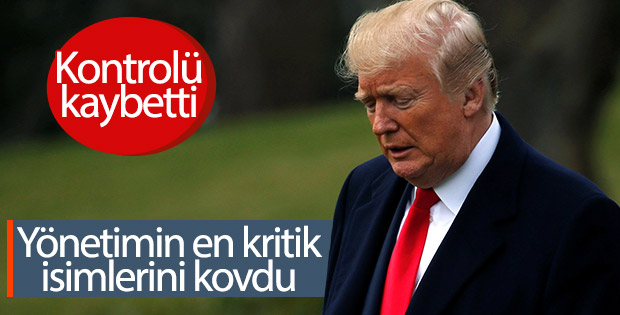 Trump kontrolü kaybetti: 14 ayda 20'den fazla fire