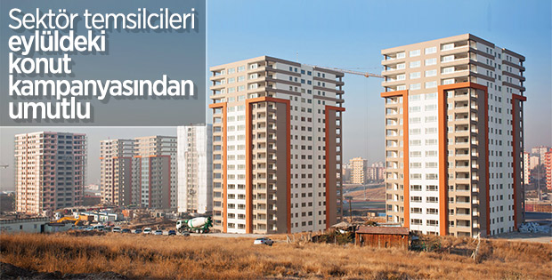 Konut satışlarındaki artış sevindirdi