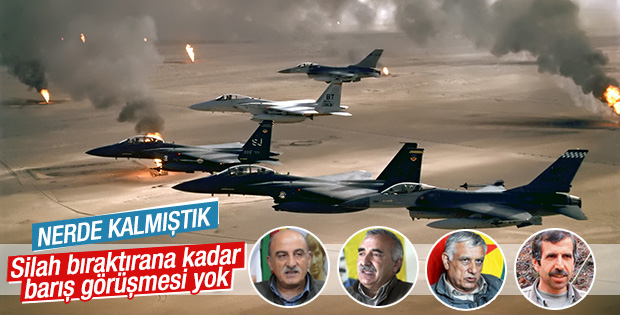 PKK'ya karşı hava harekatı düzenlendi