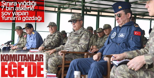 Orgeneral Hulusi Akar İzmir'de