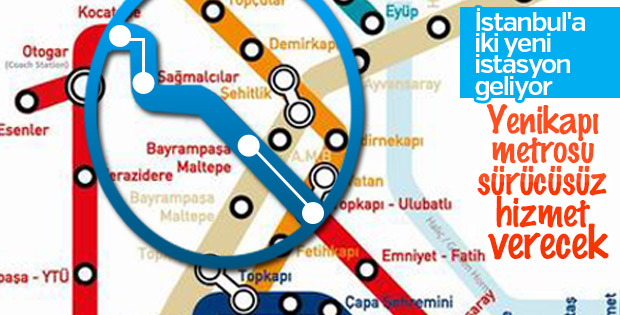 Yenikapı- Atatürk Havalimanı hattı sürücüsüz olacak