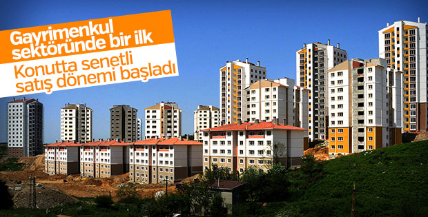 Konutta senetli satış dönemi