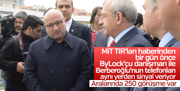 FETÖ'cü danışman, Berberoğlu ile 250 görüşme yapmış