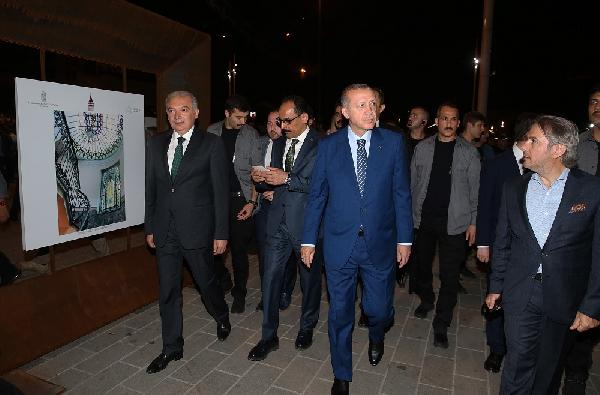 Erdoğan AKM ve Taksim Camii inşaatlarını inceledi