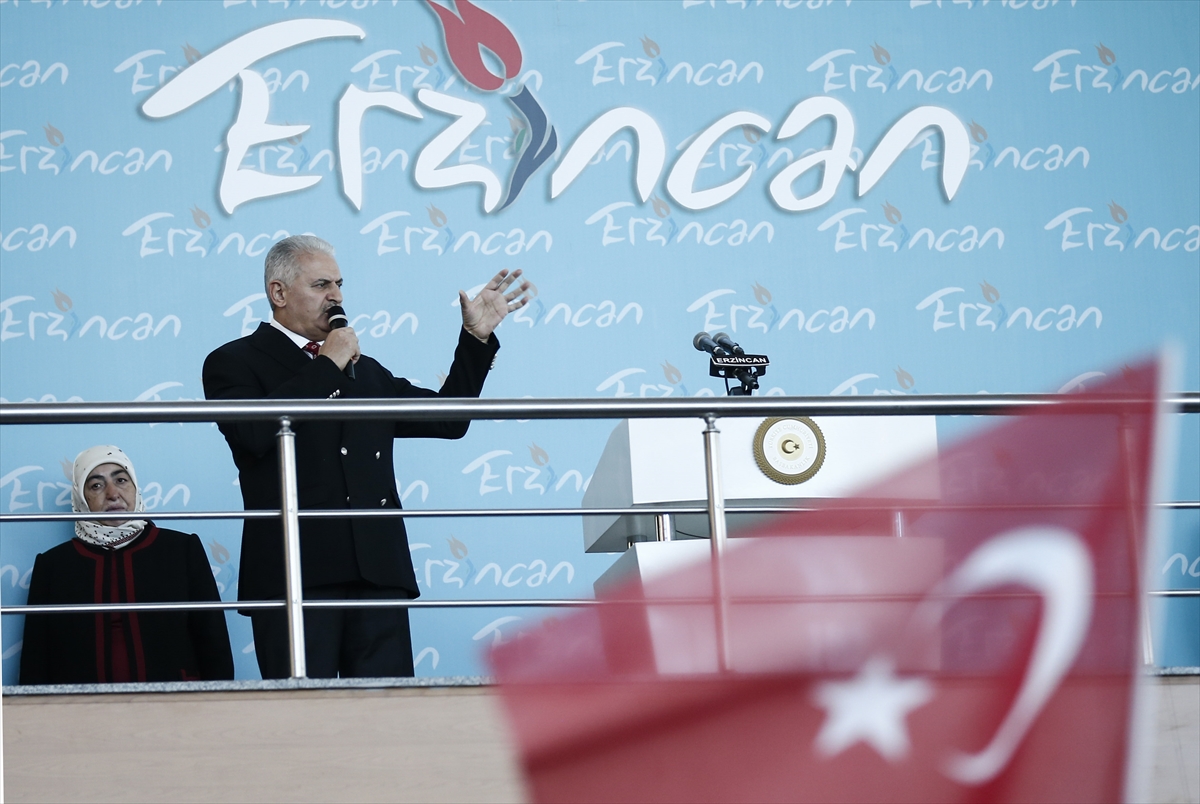 Başbakan Binali Yıldırım Erzincan'da